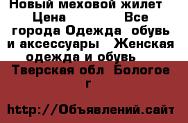 Новый меховой жилет › Цена ­ 14 000 - Все города Одежда, обувь и аксессуары » Женская одежда и обувь   . Тверская обл.,Бологое г.